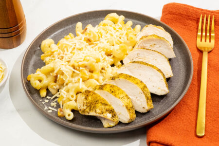 Meal Card: Chicken Alfredo Pasta