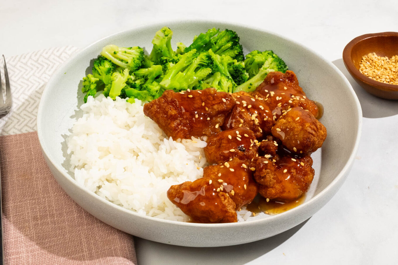Orange-Glazed Crispy Chicken