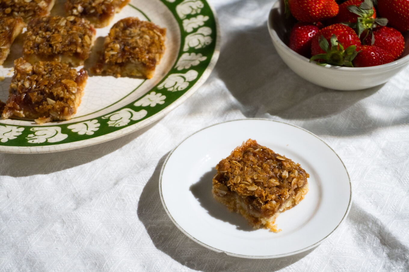Strawberry Streusel Bars