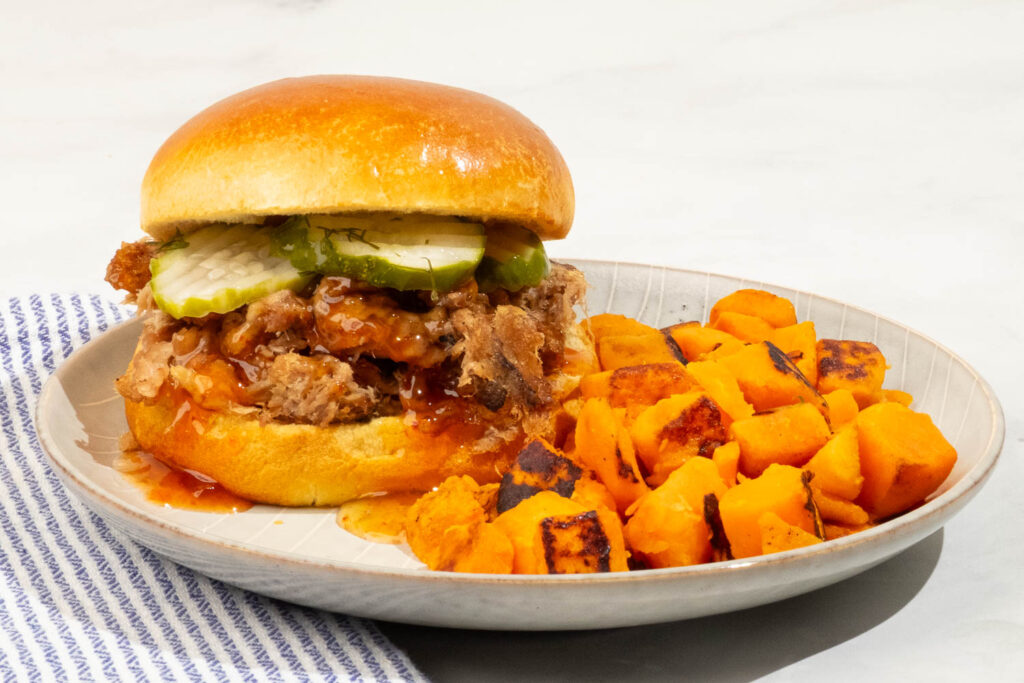 Meal Card: Sweet Chili Pork Sandwich