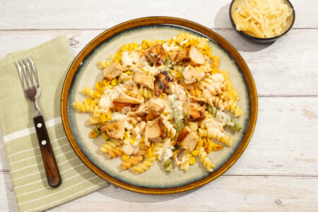 Meal Card: Chicken Alfredo Pasta