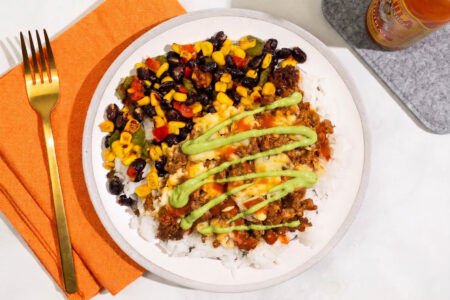 Cheesy Beef Taco Bowl