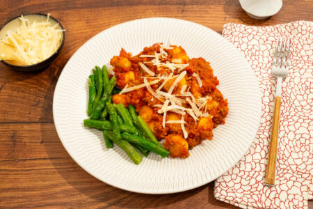 Meal Card: Gnocchi Bolognese