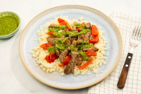 Caprese Grilled Steak Bowl