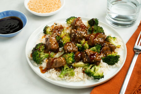 Teriyaki Grilled Steak Bites