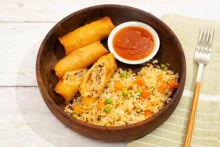 Crispy Pork Spring Rolls
